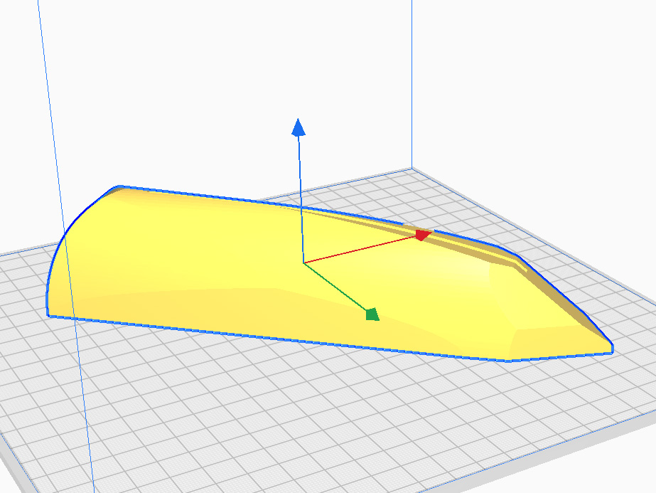3D model of a storage compartment for a road bike